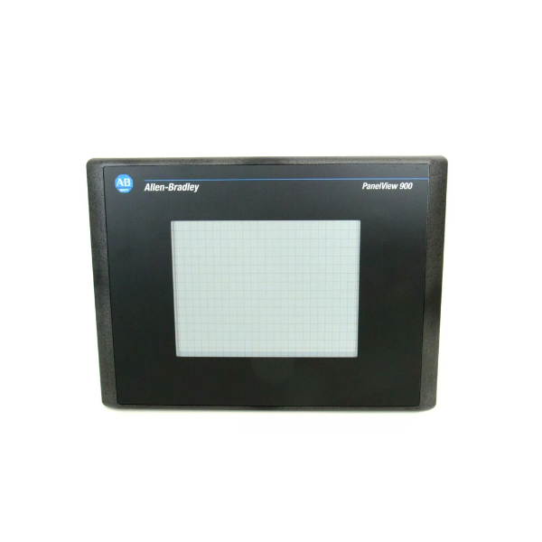 Terminal operador Allen-Bradley 2711-T9C1 com display touchscreen colorido e comunicação RIO e RS-232.