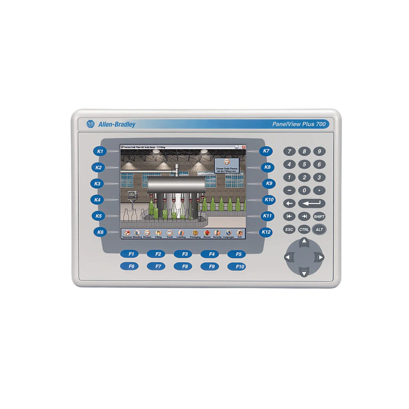 HMI Allen-Bradley 2711P-B7C4D8, tela colorida de 6,5