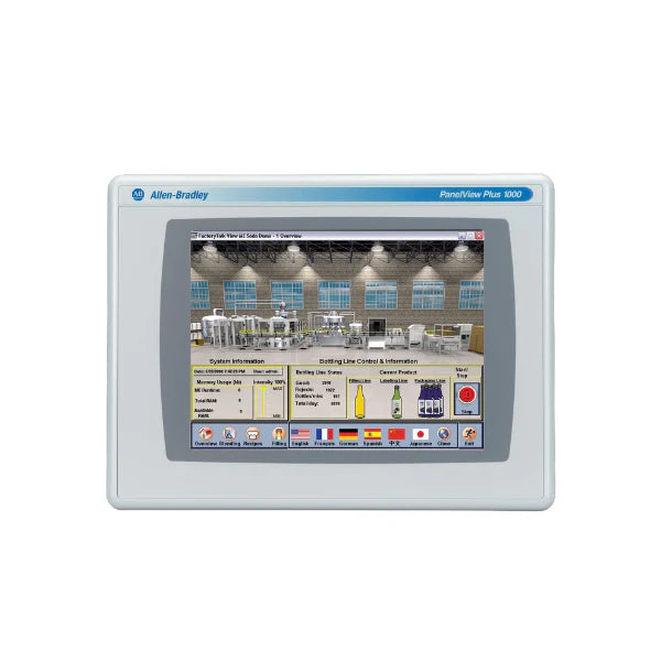 Allen-Bradley 2711P-T10C4D8 PanelView Plus 6 HMI, touchscreen 10