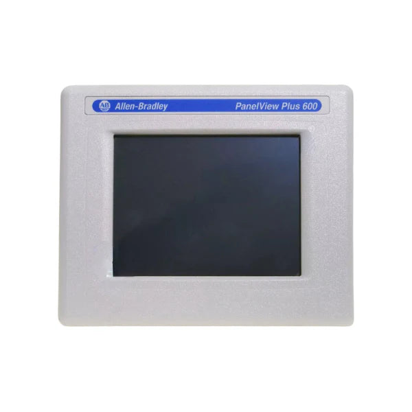PanelView Plus 6 com tela de toque 5,7 polegadas, ideal para automação industrial e interface de operador.