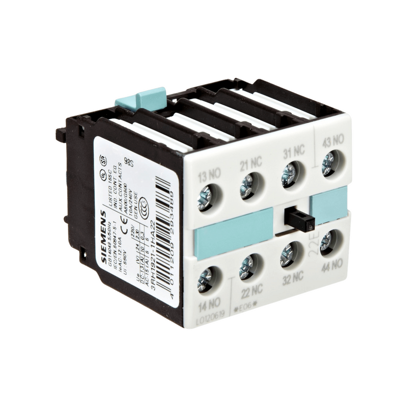 SIEMENS SIEMENS 3RH1921-1HA22 automação industrial PROFINET, PROFIBUS, Modbus (conforme modelo)
