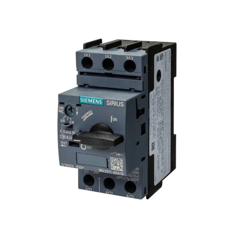 SIEMENS Siemens 3RV2011-0GA10, Siemens Industrial  PROFINET, PROFIBUS, Modbus (conforme modelo)