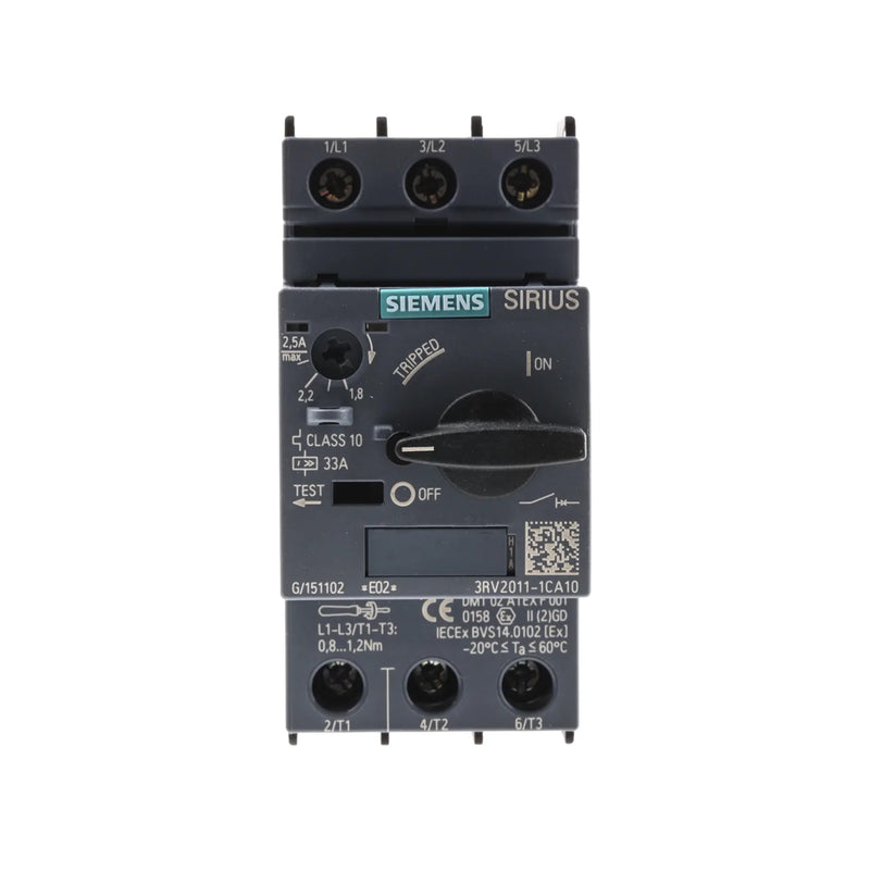 SIEMENS SIEMENS 3RV2011-1CA10 Siemens Industrial PROFINET, PROFIBUS, Modbus (conforme modelo)