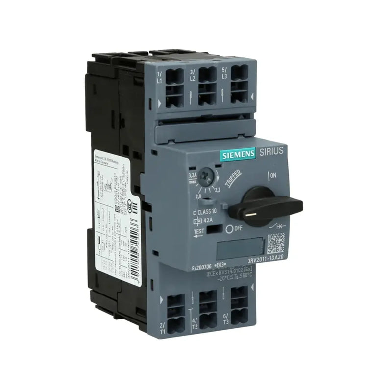 SIEMENS Siemens 3RV2011-1DA20 Siemens Industrial  PROFINET, PROFIBUS, Modbus (conforme modelo)