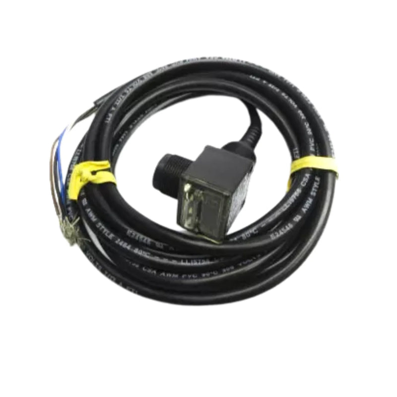 Sensor Allen-Bradley RightSight com LED vermelho, retroreflexivo polarizado, saídas PNP LO/DO, cabo de 2m.