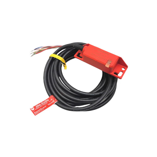 Interruptor de Segurança Magnético Allen-Bradley, robusto e resistente, ideal para proteção em ambientes industriais agressivos.