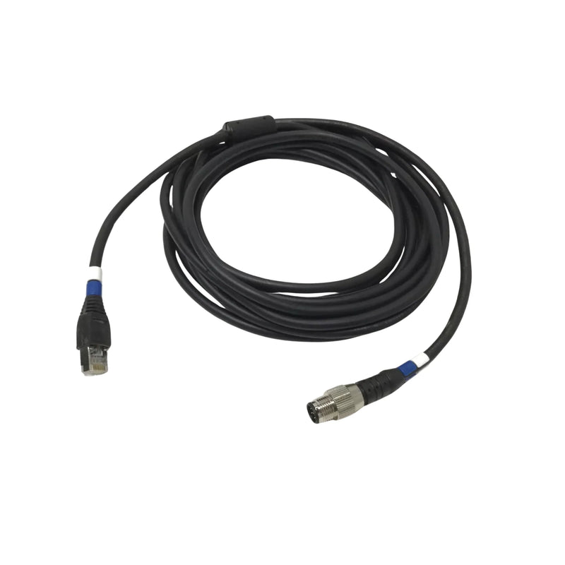 Cabo Allen-Bradley 445L-AC8RJ5, patchcord 5m M12 para RJ45, para conectividade segura em sistemas de automação.