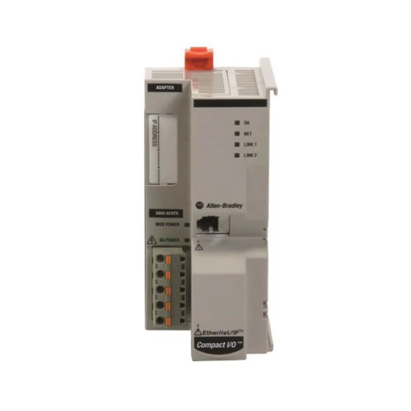 Módulo adaptador 5069-AENTRK Allen-Bradley Ethernet para Compact I/O, conectividade e controle remoto