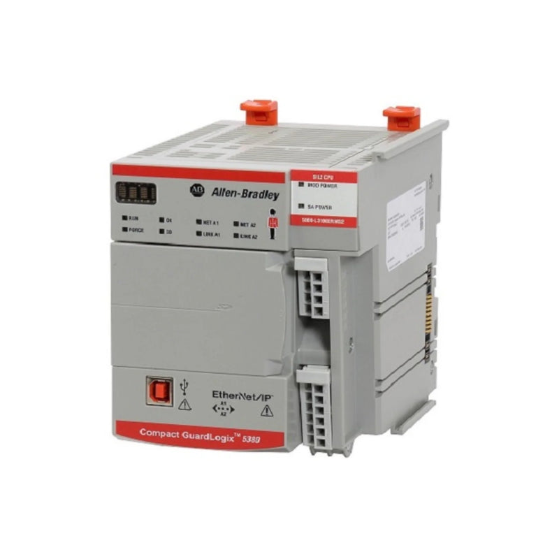 Controlador de segurança CompactLogix 5069-L306ERMS3 com Ethernet dupla para automação industrial