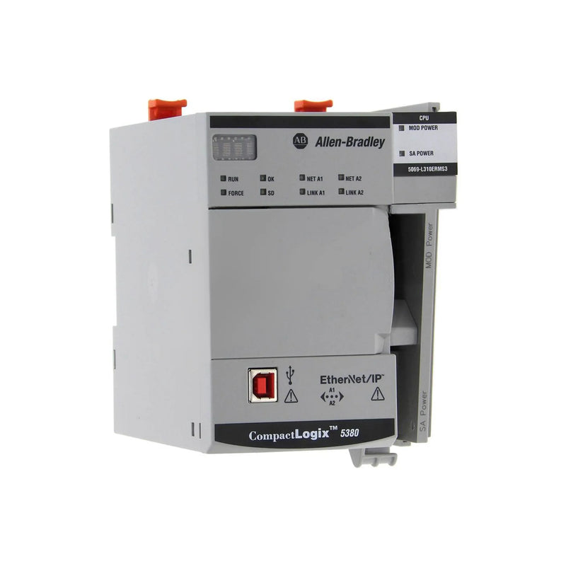 Controlador de segurança CompactLogix 5069-L310ERMS3 com Ethernet duplo para controle confiável de movimento e máquinas