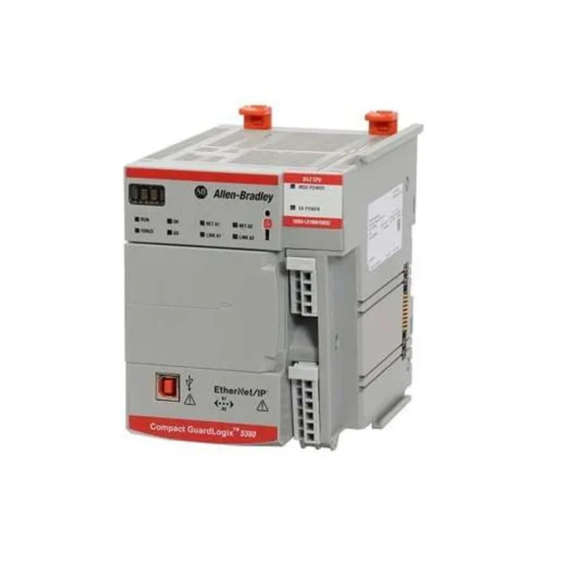 Controlador de Segurança Compact GuardLogix 5380 com memória padrão de 4.0MB e de segurança de 2.0MB.