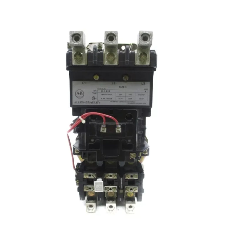 Starter Allen-Bradley 509-EOD, voltagem total, NEMA 4, bobina 115-120V AC, tipo aberto, proteção confiável.
