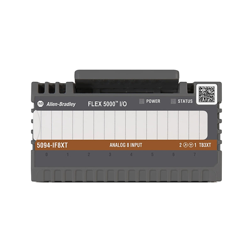 Módulo de entrada analógica Allen‑Bradley 5094‑IF8XT, 8 canais, 4–20mA, ±10V, série robusta FLEX 5000 XT