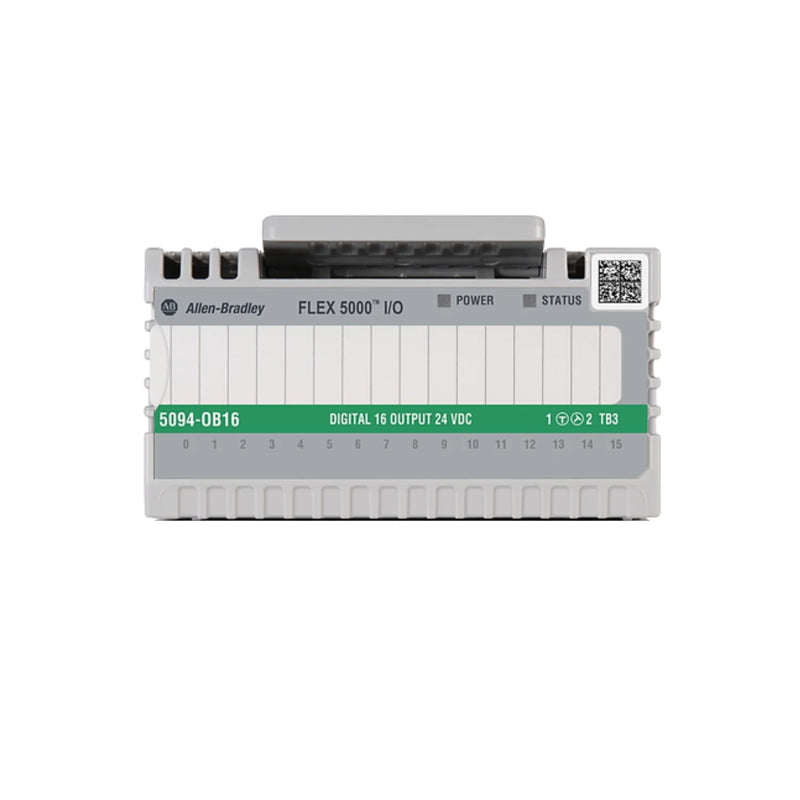 Módulo Allen-Bradley 5094-OB16 Flex 5000, 16 saídas de fonte, automação confiável e rápida.