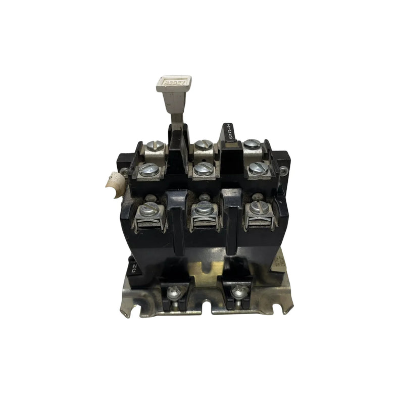Relé de sobrecarga Allen-Bradley 592-BOV16, 3 polos, 40A, reset manual, contato auxiliar N.C., proteção de motores.