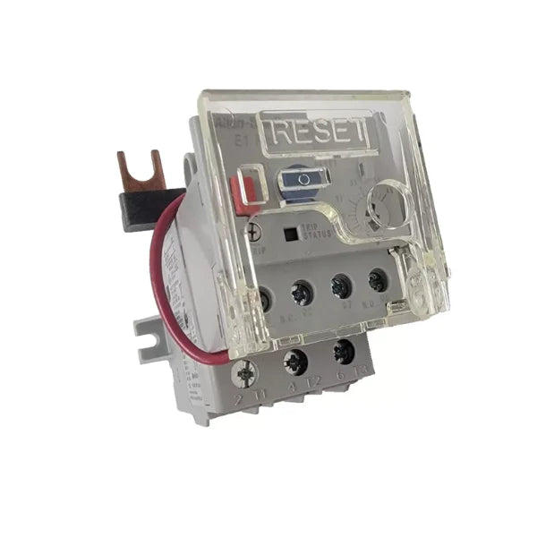 Relé Allen Bradley 592-EEFC para proteção de motores com ajuste de corrente e opções de disparo. Fácil integração e segurança.