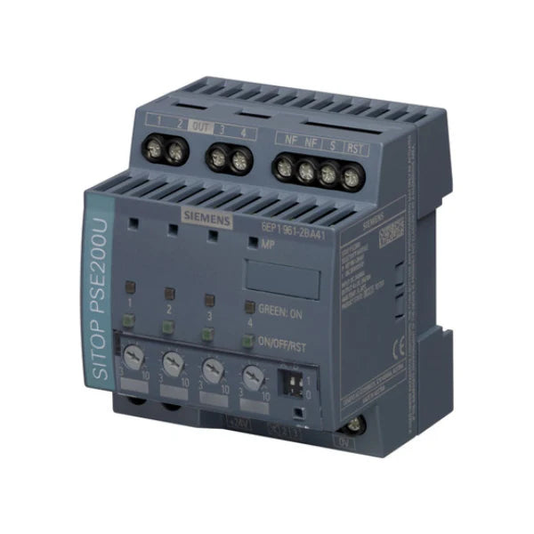 Módulo de buffer Siemens 6EP1961-2BA41, 24V DC, 40A, para energia contínua em automação industrial.