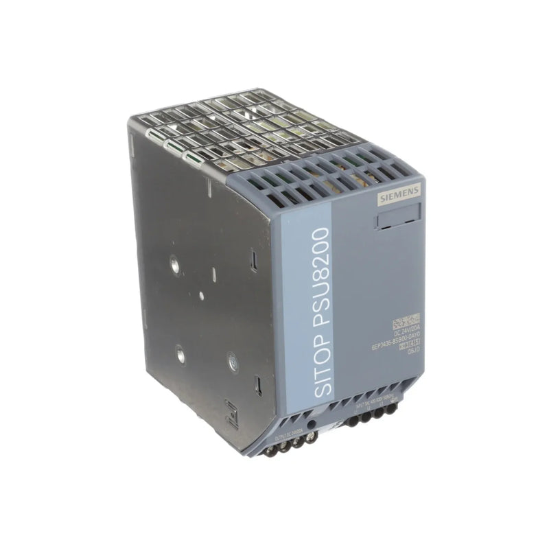 Fonte Siemens SITOP PSU8200 24V 40A, ideal para automação confiável em ambientes industriais