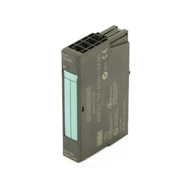 Módulo de entrada analógica Siemens 6ES7134-4GB01-0AB0 para automação industrial.
