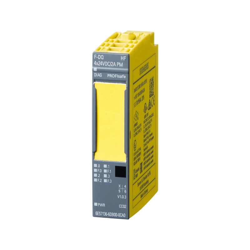 Módulo I/O Siemens elaborado para sistemas PLC SIMATIC S7-1200 com alta eficiência.