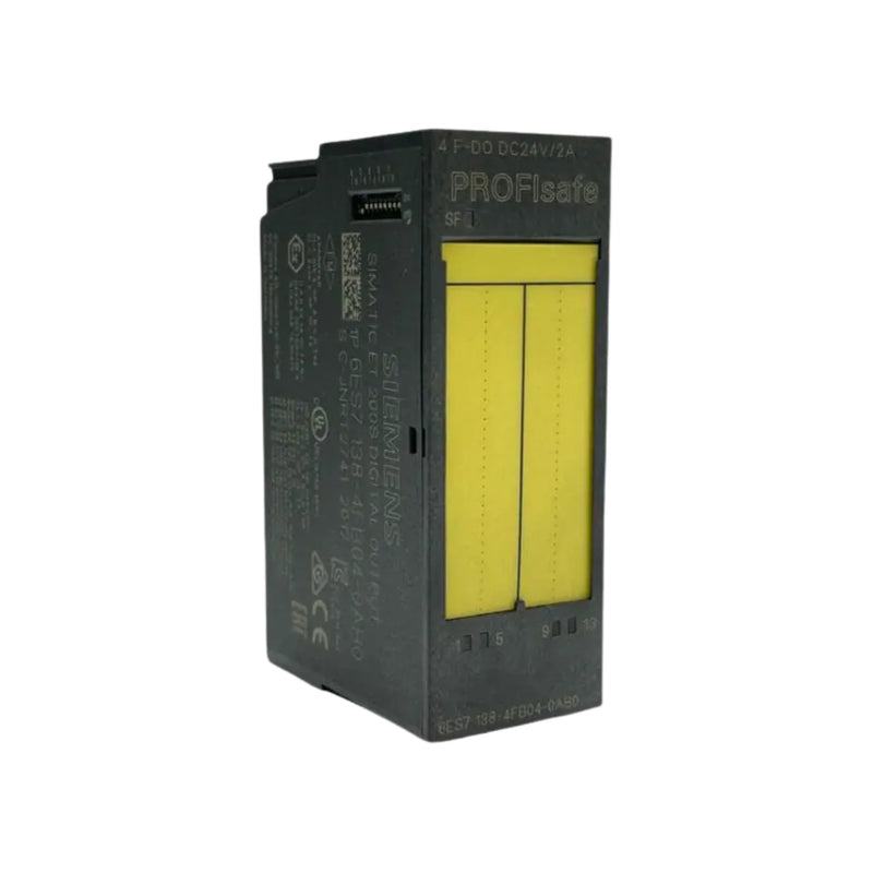 Módulo de saída digital Siemens 6ES7138-4FB04-0AB0 ET 200SP, 4 saídas, 24V DC, norma de segurança SIL 3 / PL e.