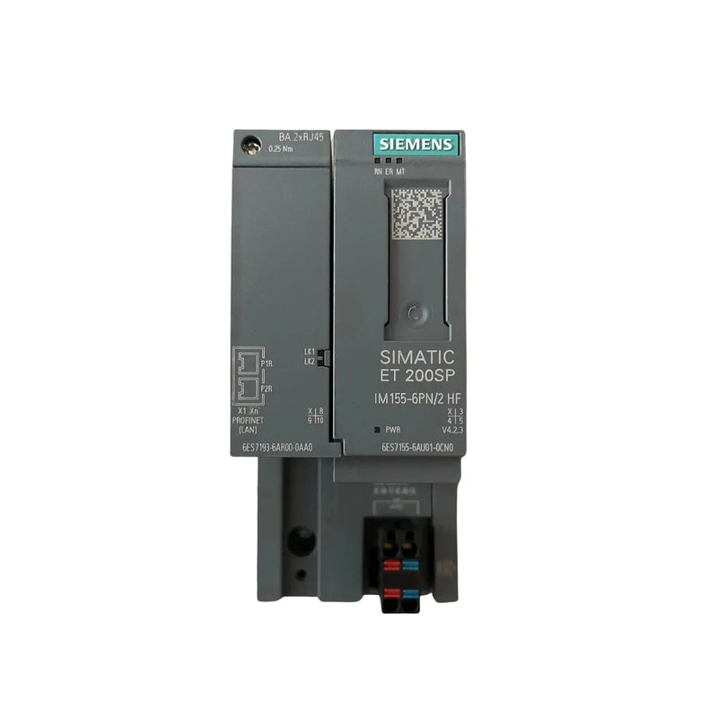 Módulo I/O Siemens 6ES7155-6AU01-0CN0 para controle industrial eficaz.