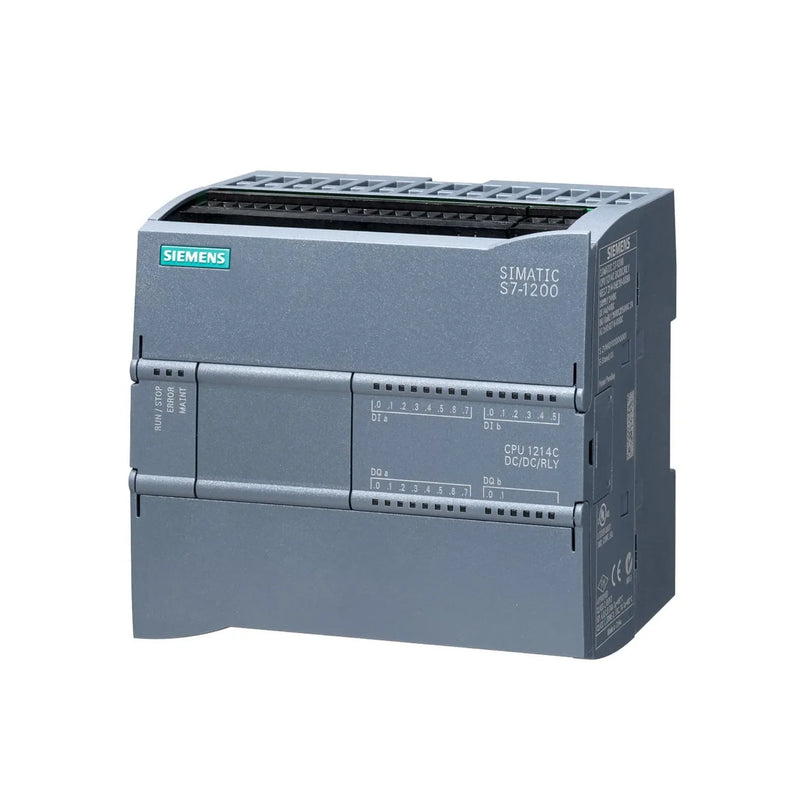 Siemens 6ES7214-1HG40-0XB0 CPU, SIMATIC S7-1200, com interface PROFINET eficiente.