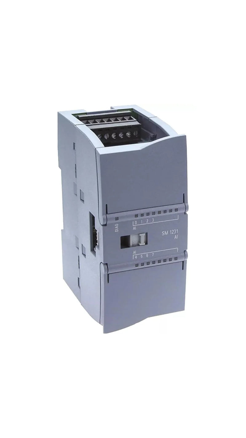 Módulo Siemens 6ES7231-4HF32-0XB0 para SIMATIC S7-1200, entradas analógicas de alta precisão.