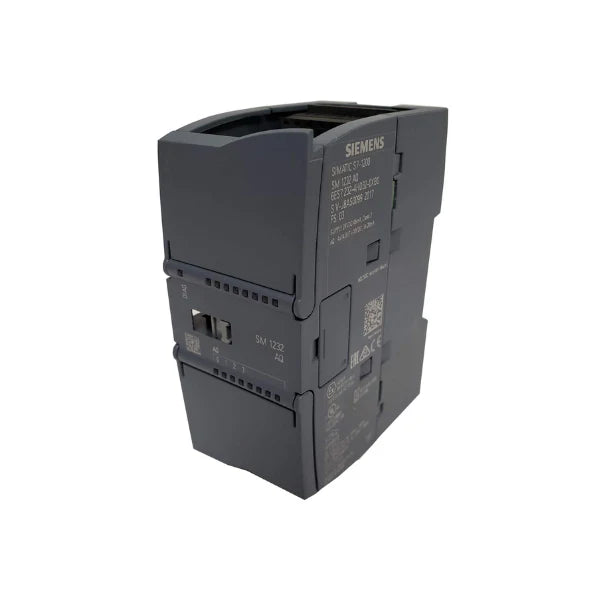 Módulo de saída analógica Siemens 6ES7232-4HD32-0XB0, 4 canais (0-10V, 0-20mA) para PLC S7-1200.