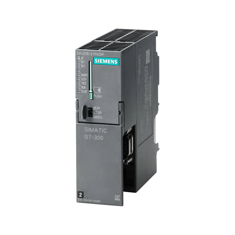 CPU Siemens 6ES7315-2EH14-0AB0, desempenho rápido e PROFINET, ideal para automação S7-300.