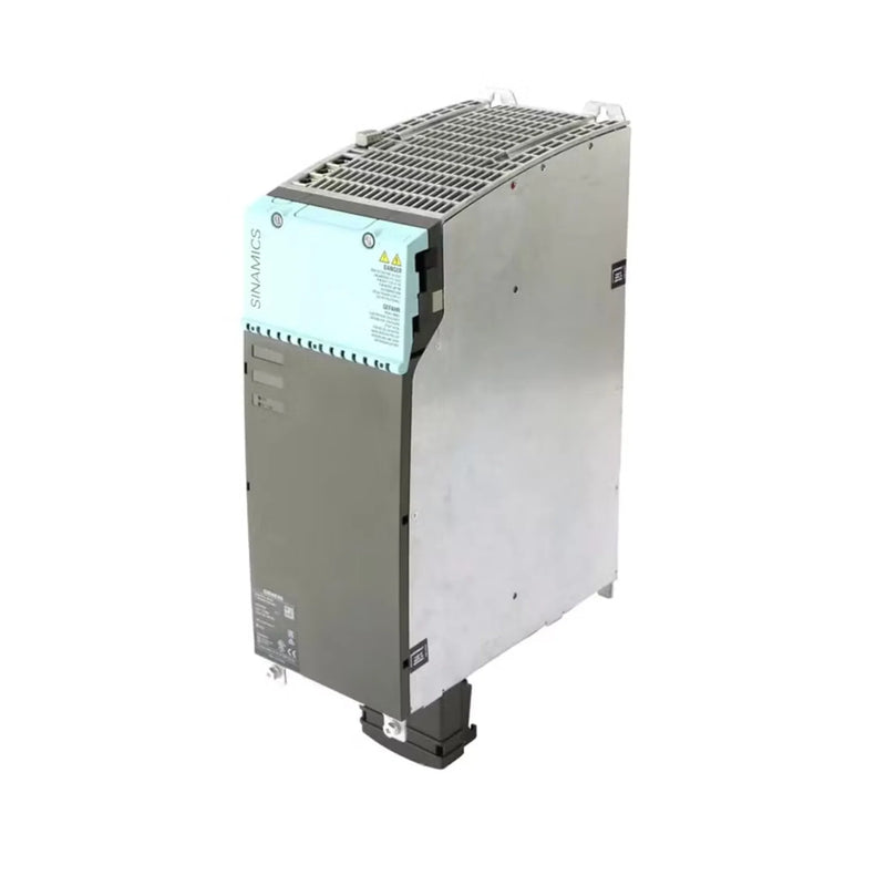 Unidade Siemens 6SL3120-1TE28-5AA3, fonte para sistemas PLC S7-1200 em automação industrial confiável.