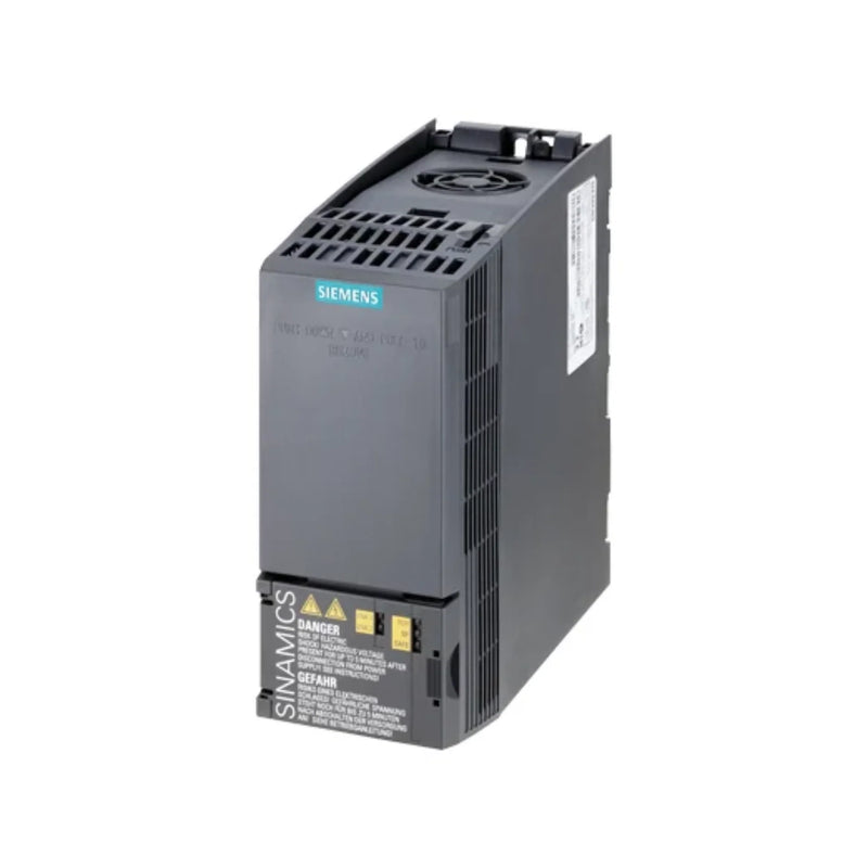 Módulo de potência Siemens 6SL3210-1KE11-8UF2 para controle preciso de motores em automação industrial.
