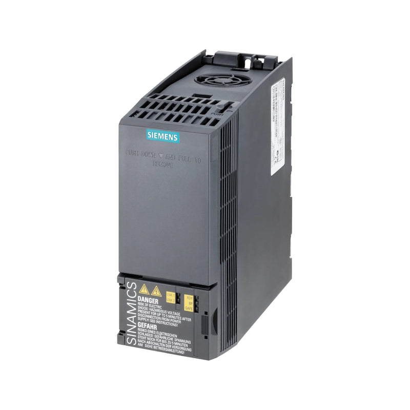 Controle eficiente e seguro de motores industriais com o compacto Siemens.
