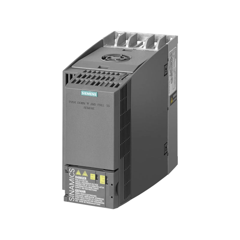 Siemens 6SL3210-1KE21-3UF1 módulo de potência para controle eficiente de motores em automação industrial.
