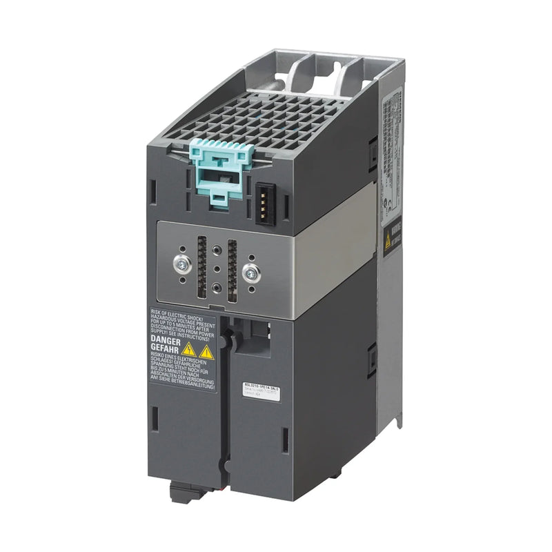 Drive Siemens 6SL3210-1KE22-6UF1 SINAMICS G120C 11 kW com filtro EMC e entradas PNP certificadas pela UL.