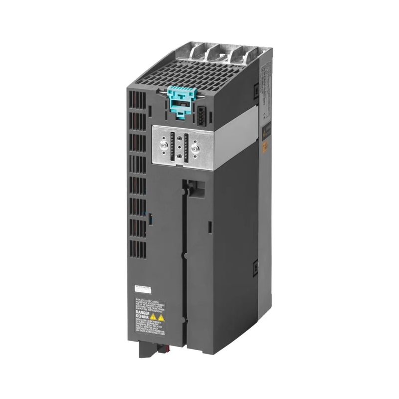 Drive Siemens 6SL3210-1PE16-1UL1 3 kW com chopper de frenagem e entradas PNP, certificado UL.