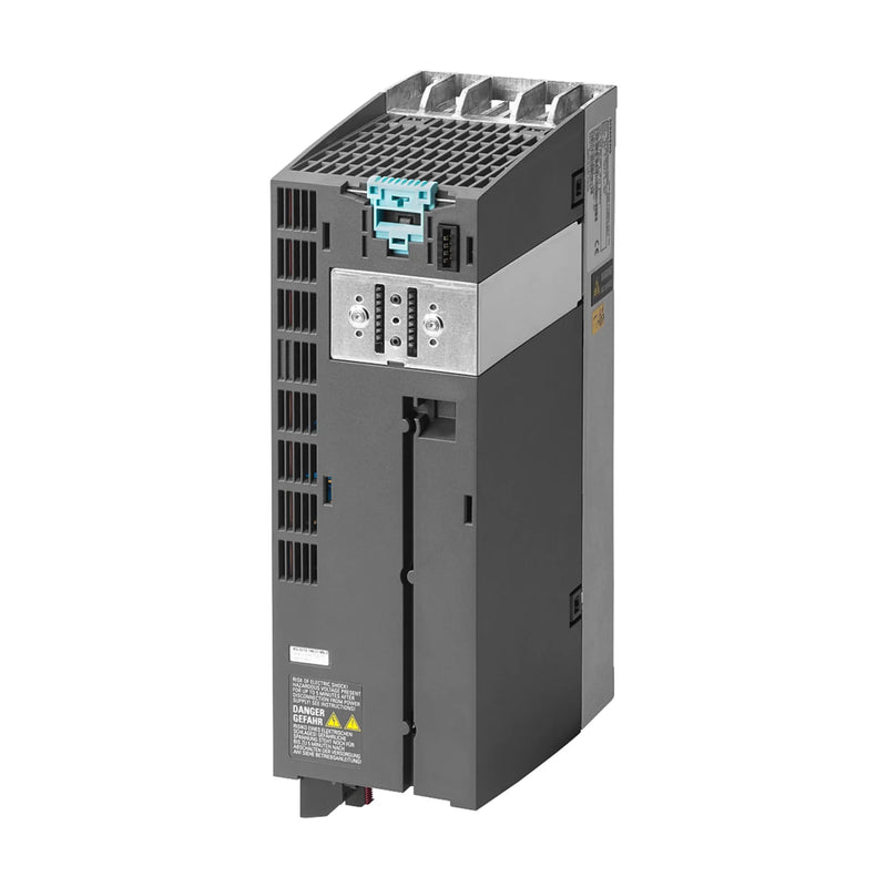 Inversor Siemens 6SL3210-1PE22-7AL0, 5,5 kW, PROFINET e STO, ideal para controle de motores industriais.