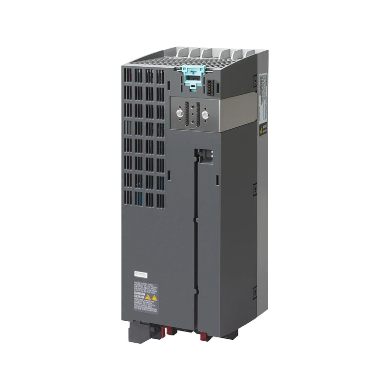Módulo Siemens 6SL3210-1PE23-3AL0 para controle de motores e automação industrial.