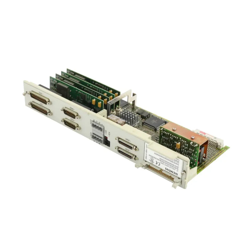 Módulo de controle Siemens para controle preciso de eixos em sistemas CNC e automação.