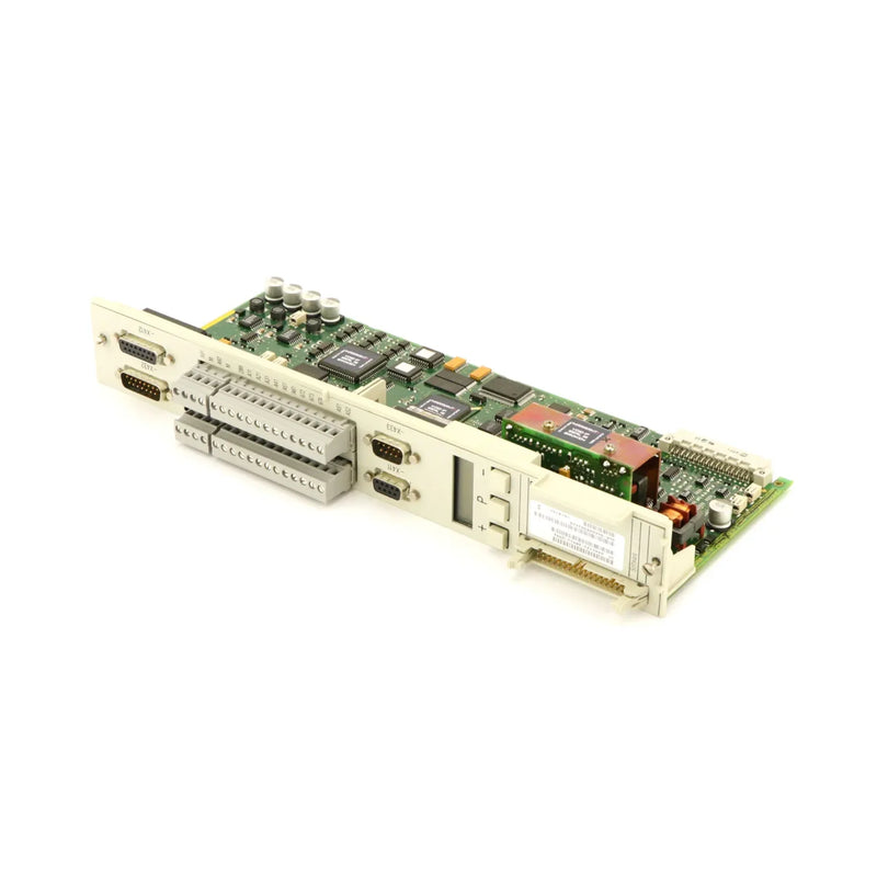 Siemens 6SN1121-0BA11-0AA1, módulo SIMODRIVE de 25A com resfriamento interno, para controle de motores CNC.