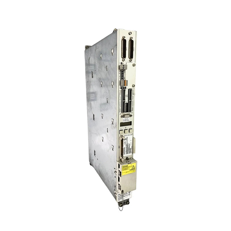 Módulo de potência Siemens 6SN1123-1AB00-0HA1 50A com resfriamento interno para CNC e sistemas de controle de eixo.