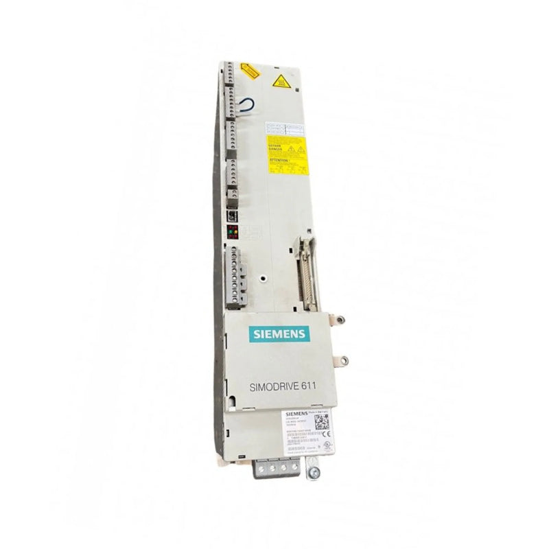 Módulo de potência Siemens 6SN1145-1AA01-0AA2 50 A com capacidade regenerativa e de alimentação.