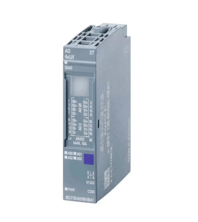 Módulo I/O Siemens 6ES7135-6HD00-0BA1 para SIMATIC S7-1200, 16 entradas e saídas, 24V DC.