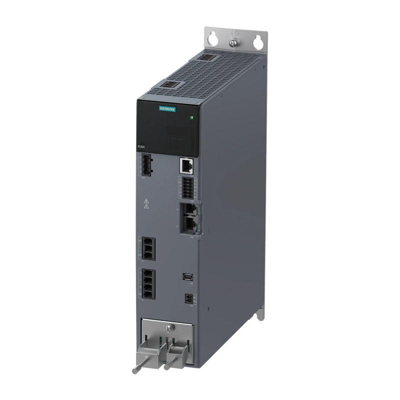 Inversor Siemens 6SL3210-5HE11-5UF0 com 15 kW e proteção IP55 para controle de acionamento em infraestrutura e utilidades.