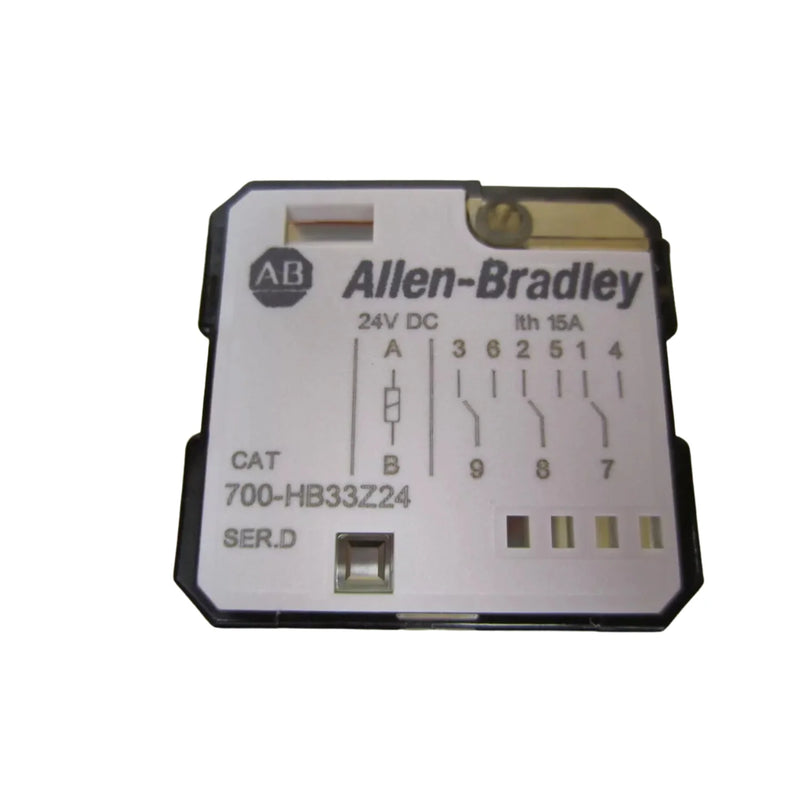 Modelo 700-HB33Z24, relé Allen-Bradley, ideal para controle e automação industrial com segurança.