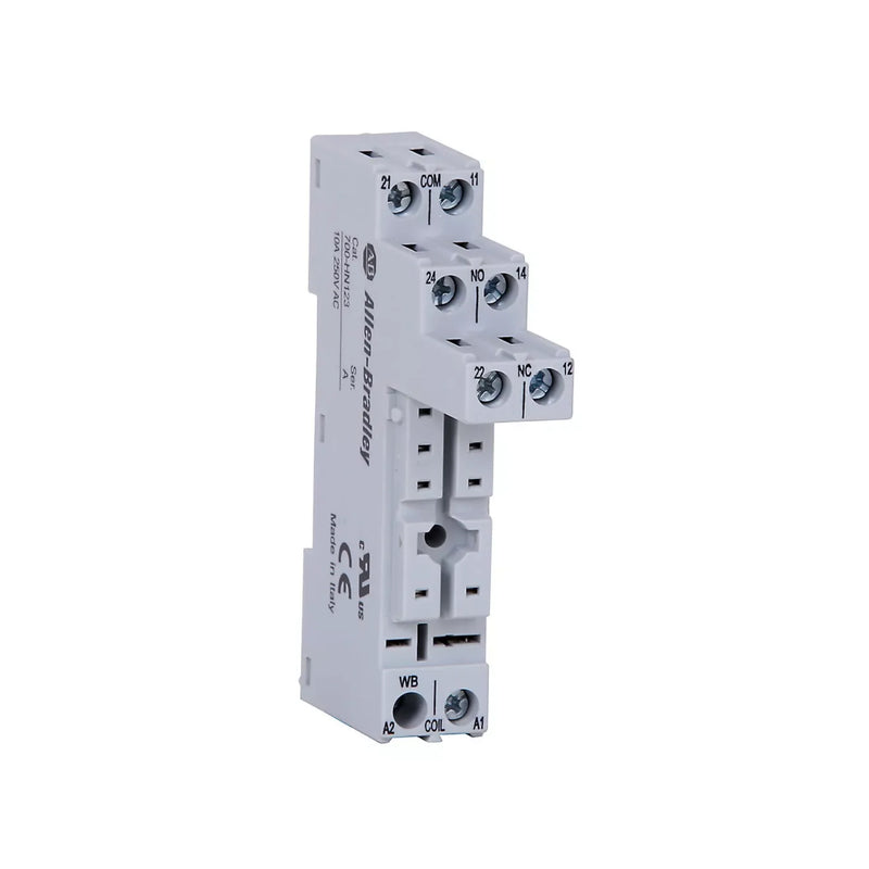 Modelo 700-HN123, soquete mini Allen-Bradley, ideal para relés em sistemas de controle industrial.