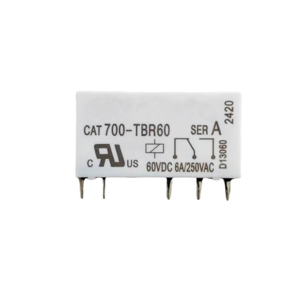 Relé Allen-Bradley 700-TBR60 para aplicações industriais com operação em 110/125V e compatibilidade com 120 e 125V.