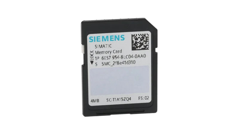 Cartão de Memória Siemens S7 4MB 6ES7954-8LC04-0AA0 para CLP SIMATIC S7-300 / S7-400