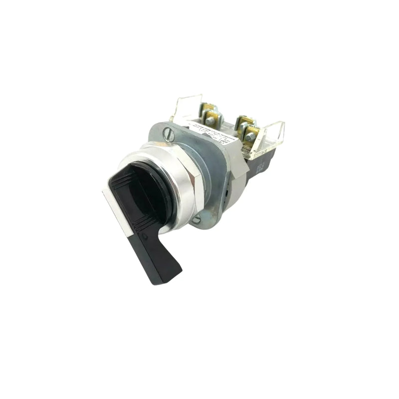 Chave Allen-Bradley 800T-H17A, 2 posições, 30,5mm, não iluminada, botão branco, operação mantida, contatos 1 N.O.-1 N.C.