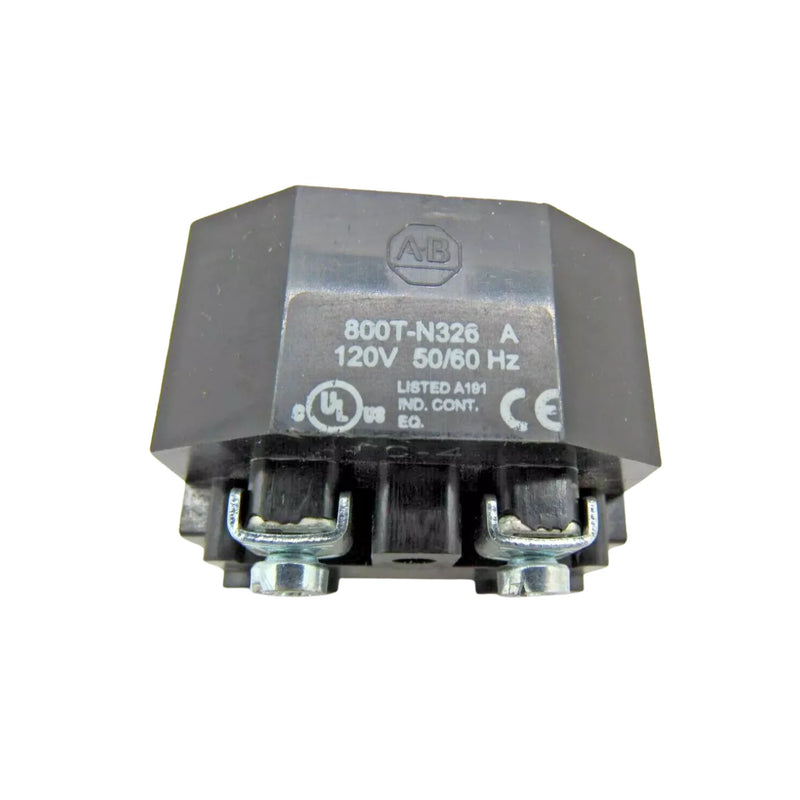 Imagem do módulo Allen-Bradley 800T-N326, transformador, potência nas estações de controle, durável e confiável.